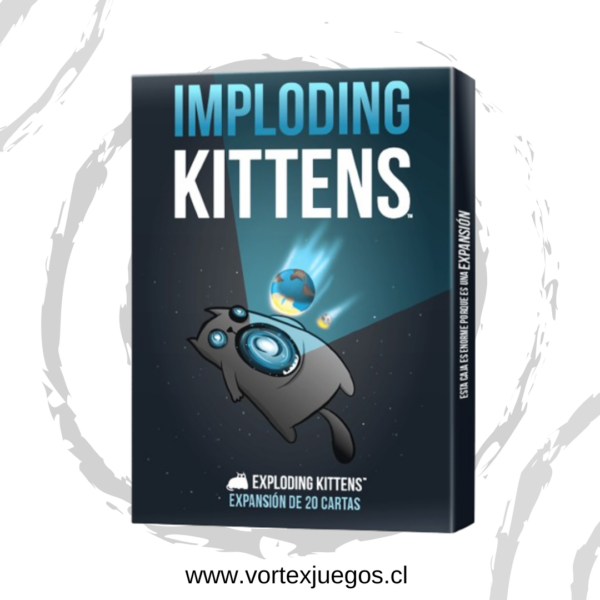 EXPLODING KITTENS: IMPLODING KITTENS – EXPANSIÓN – Vortex Juegos